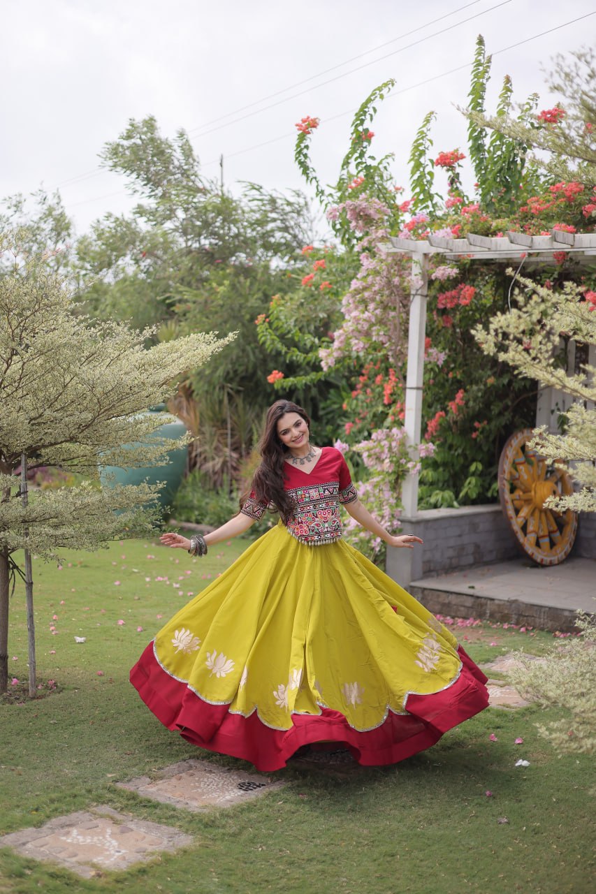 Designer Kutchi Gamthi Lehenga Choli ClothsVilla