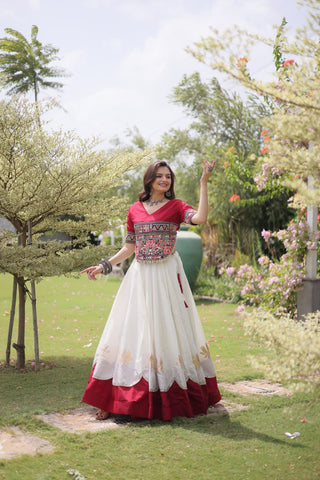 Designer Kutchi Gamthi Lehenga Choli ClothsVilla