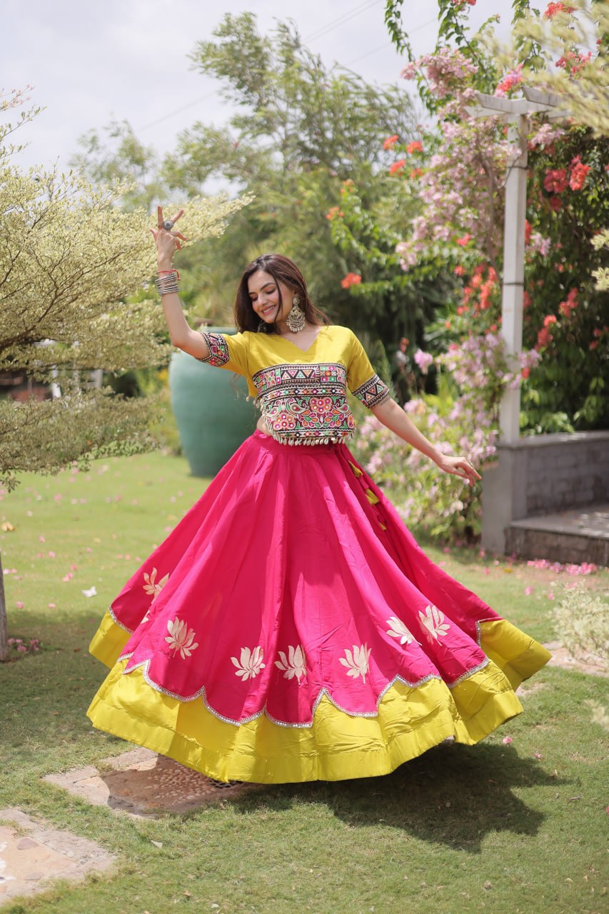 Designer Kutchi Gamthi Lehenga Choli ClothsVilla
