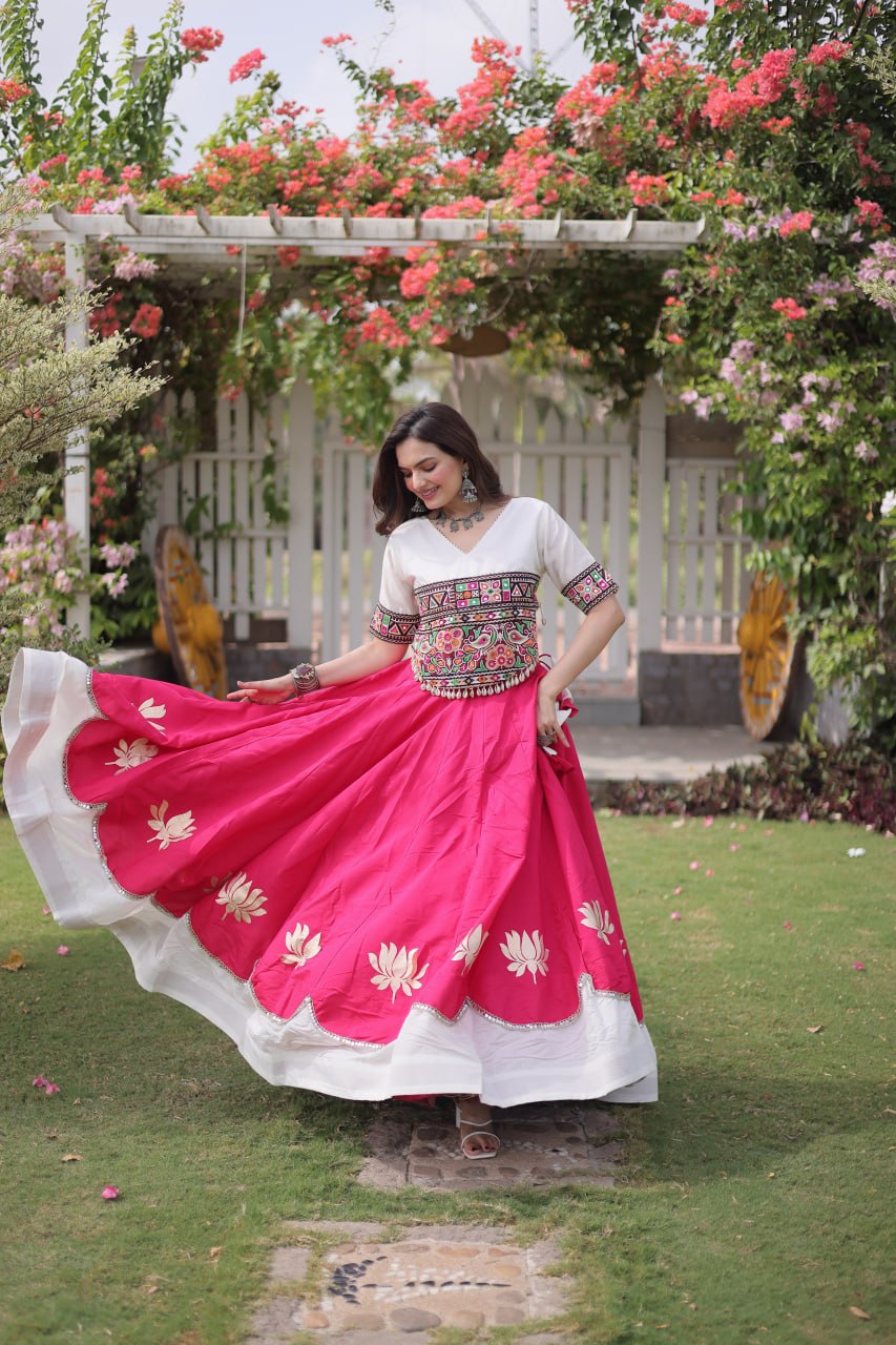 Designer Kutchi Gamthi Lehenga Choli ClothsVilla