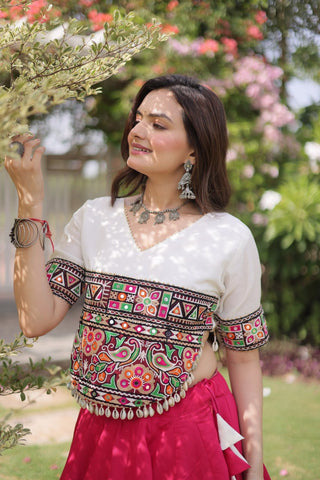 Designer Kutchi Gamthi Lehenga Choli ClothsVilla