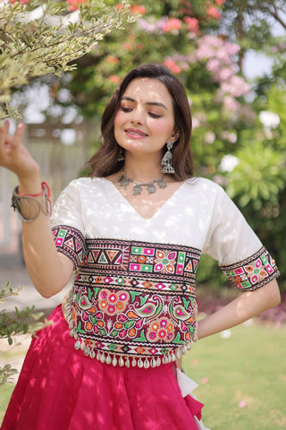Designer Kutchi Gamthi Lehenga Choli ClothsVilla