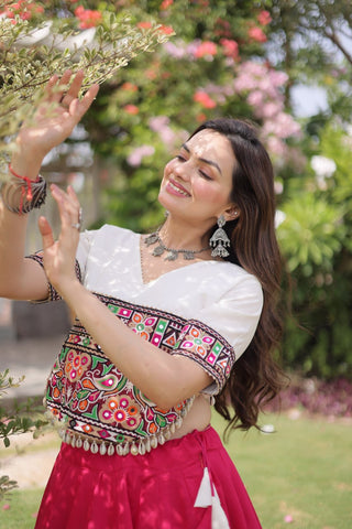 Designer Kutchi Gamthi Lehenga Choli ClothsVilla