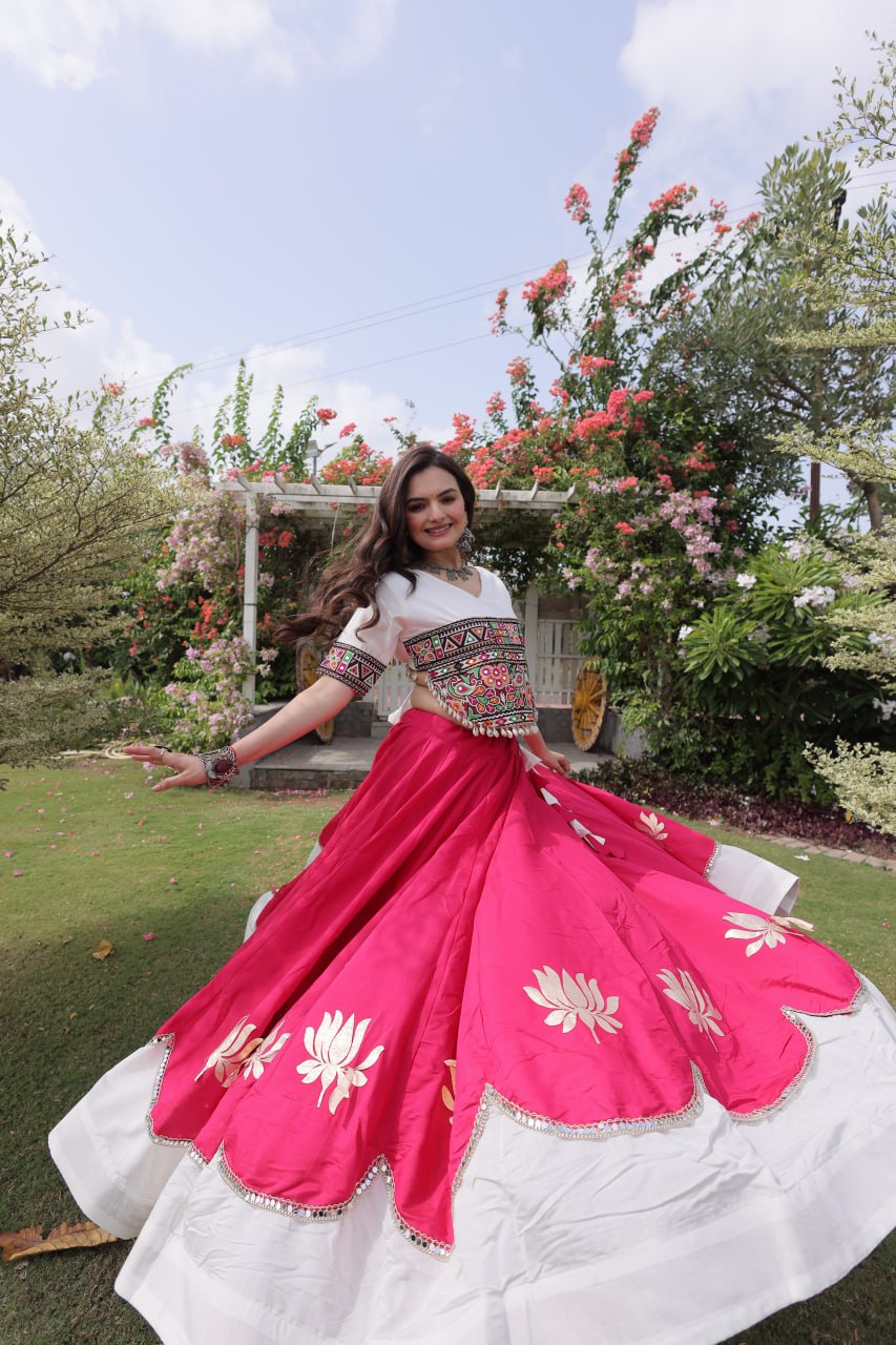 Designer Kutchi Gamthi Lehenga Choli ClothsVilla