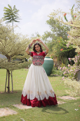Designer Kutchi Gamthi Lehenga Choli ClothsVilla