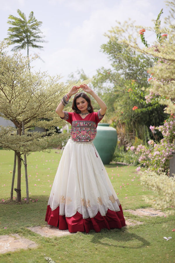 Designer Kutchi Gamthi Lehenga Choli ClothsVilla