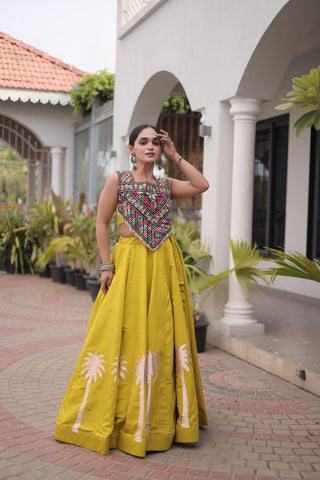 Designer Lehenga Choli with Gota Work ClothsVilla