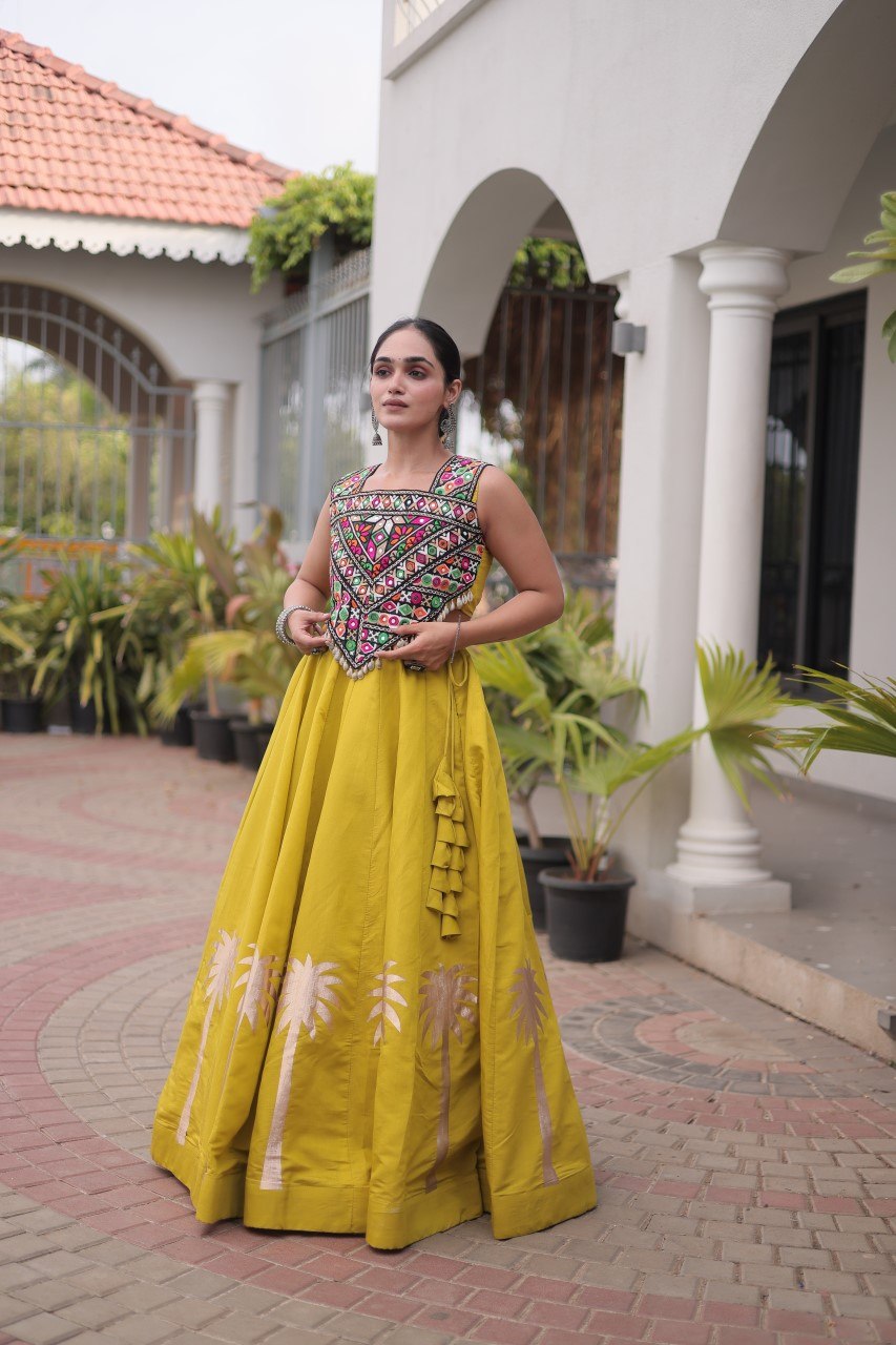 Designer Lehenga Choli with Gota Work ClothsVilla