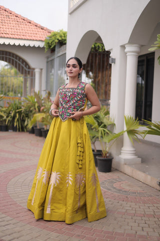 Designer Lehenga Choli with Gota Work ClothsVilla