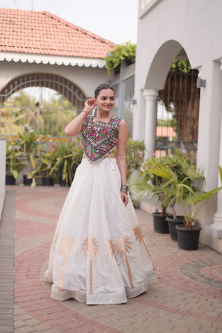 Designer Lehenga Choli with Gota Work ClothsVilla