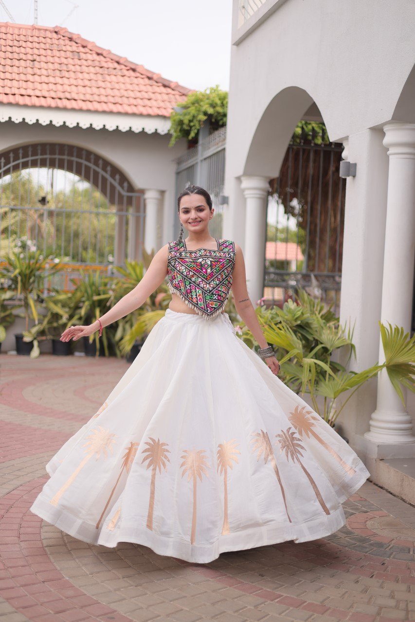 Designer Lehenga Choli with Gota Work ClothsVilla