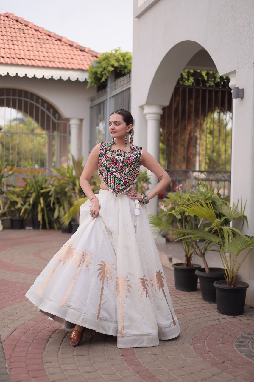Designer Lehenga Choli with Gota Work ClothsVilla