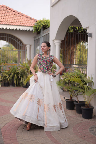 Designer Lehenga Choli with Gota Work ClothsVilla
