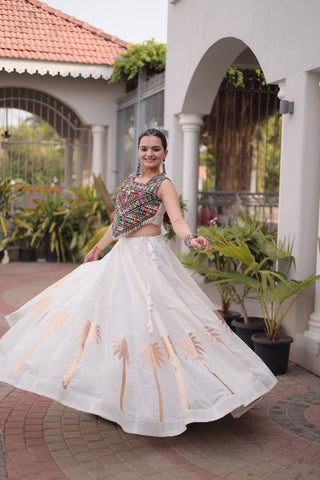 Designer Lehenga Choli with Gota Work ClothsVilla