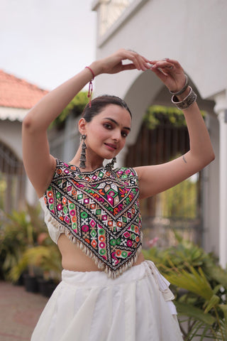 Designer Lehenga Choli with Gota Work ClothsVilla