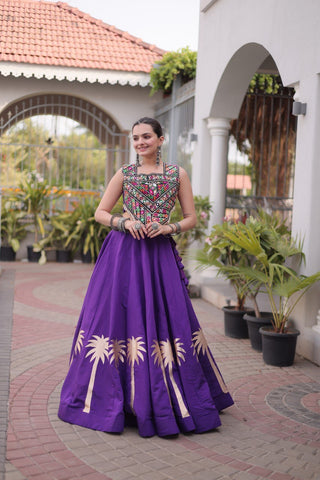 Designer Lehenga Choli with Gota Work ClothsVilla
