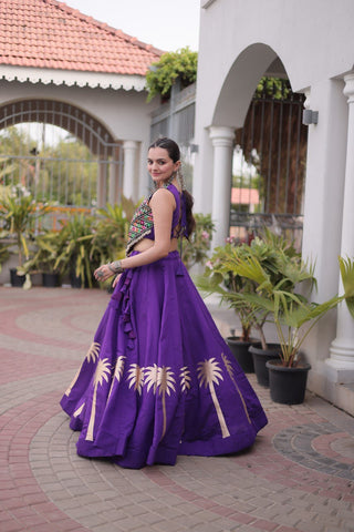 Designer Lehenga Choli with Gota Work ClothsVilla