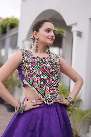 Designer Lehenga Choli with Gota Work ClothsVilla