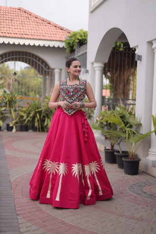 Designer Lehenga Choli with Gota Work ClothsVilla
