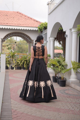 Designer Lehenga Choli with Gota Work ClothsVilla