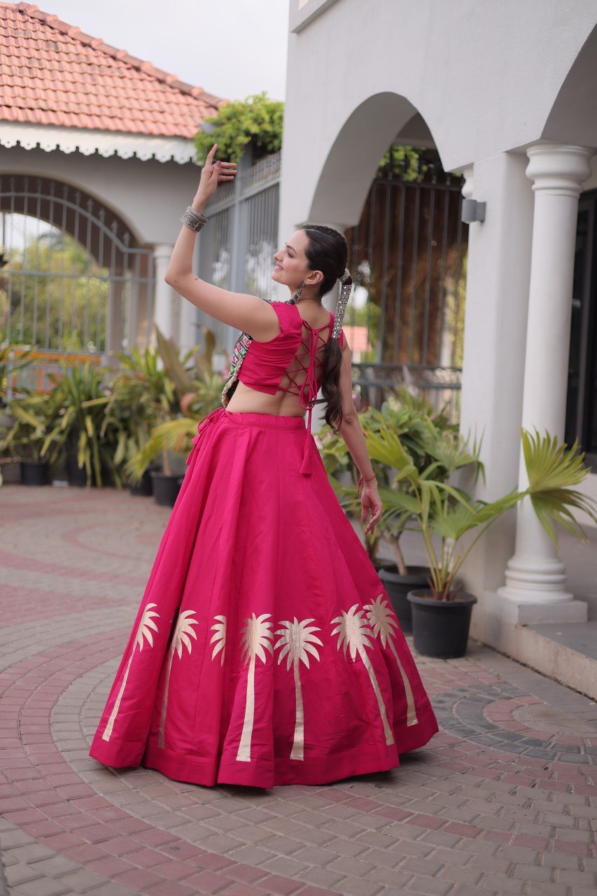 Designer Lehenga Choli with Gota Work ClothsVilla