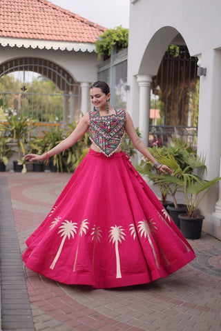 Designer Lehenga Choli with Gota Work ClothsVilla