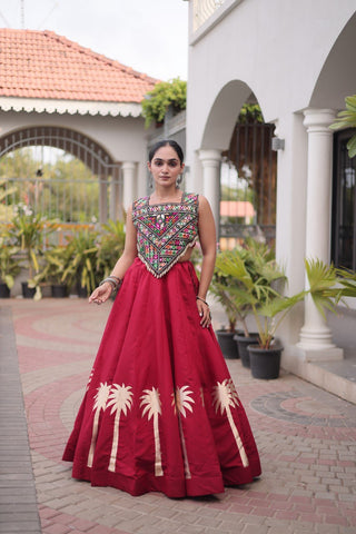 Designer Lehenga Choli with Gota Work ClothsVilla