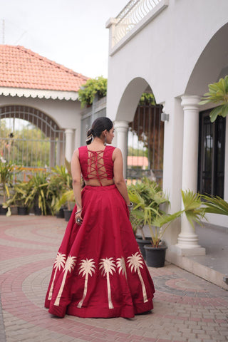 Designer Lehenga Choli with Gota Work ClothsVilla