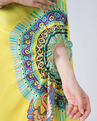 Designer New Launch – Freehand Saree with Handsfree Mandala Innovation ClothsVilla