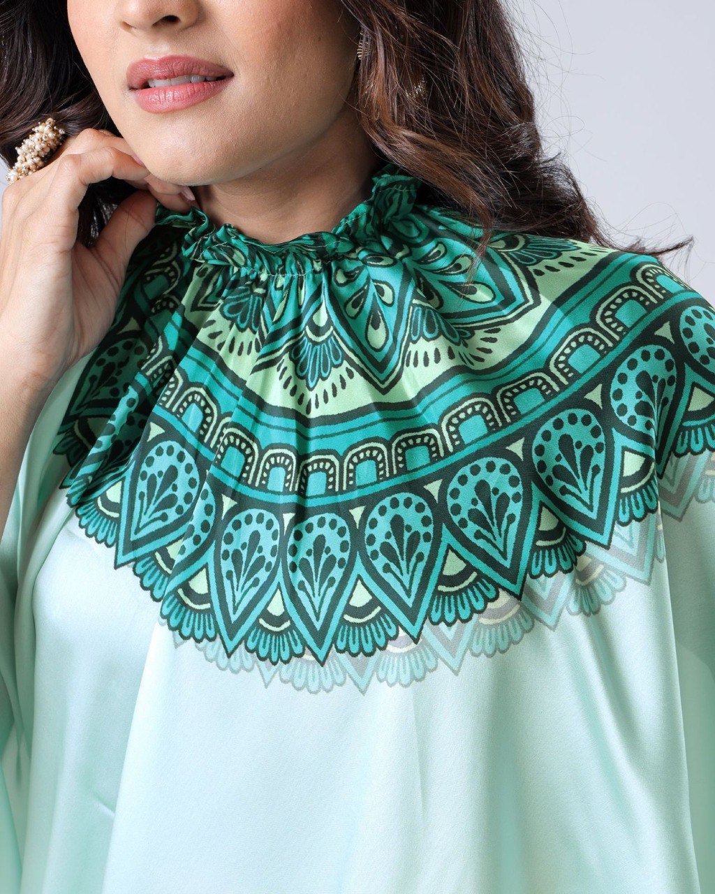 Designer New Launch – Freehand Saree with Handsfree Mandala Innovation ClothsVilla