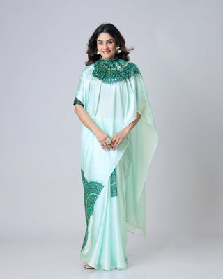 Designer New Launch – Freehand Saree with Handsfree Mandala Innovation ClothsVilla