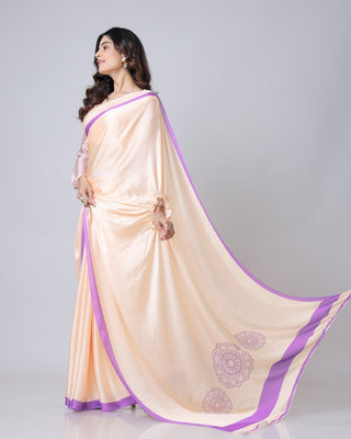 Designer New Launch – Freehand Saree with Handsfree Mandala Innovation ClothsVilla