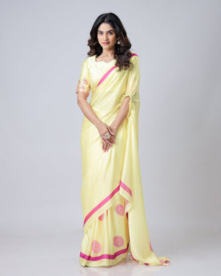 Designer New Launch – Freehand Saree with Handsfree Mandala Innovation ClothsVilla