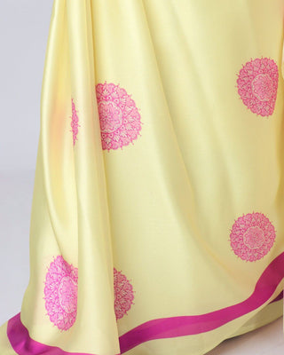 Designer New Launch – Freehand Saree with Handsfree Mandala Innovation ClothsVilla