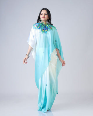 Designer New Launch – Freehand Saree with Handsfree Mandala Innovation ClothsVilla