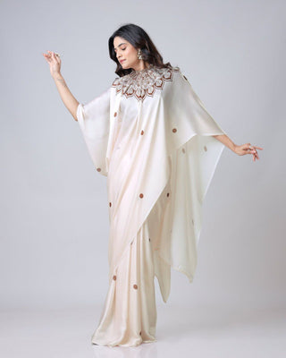 Designer New Launch – Freehand Saree with Handsfree Mandala Innovation ClothsVilla