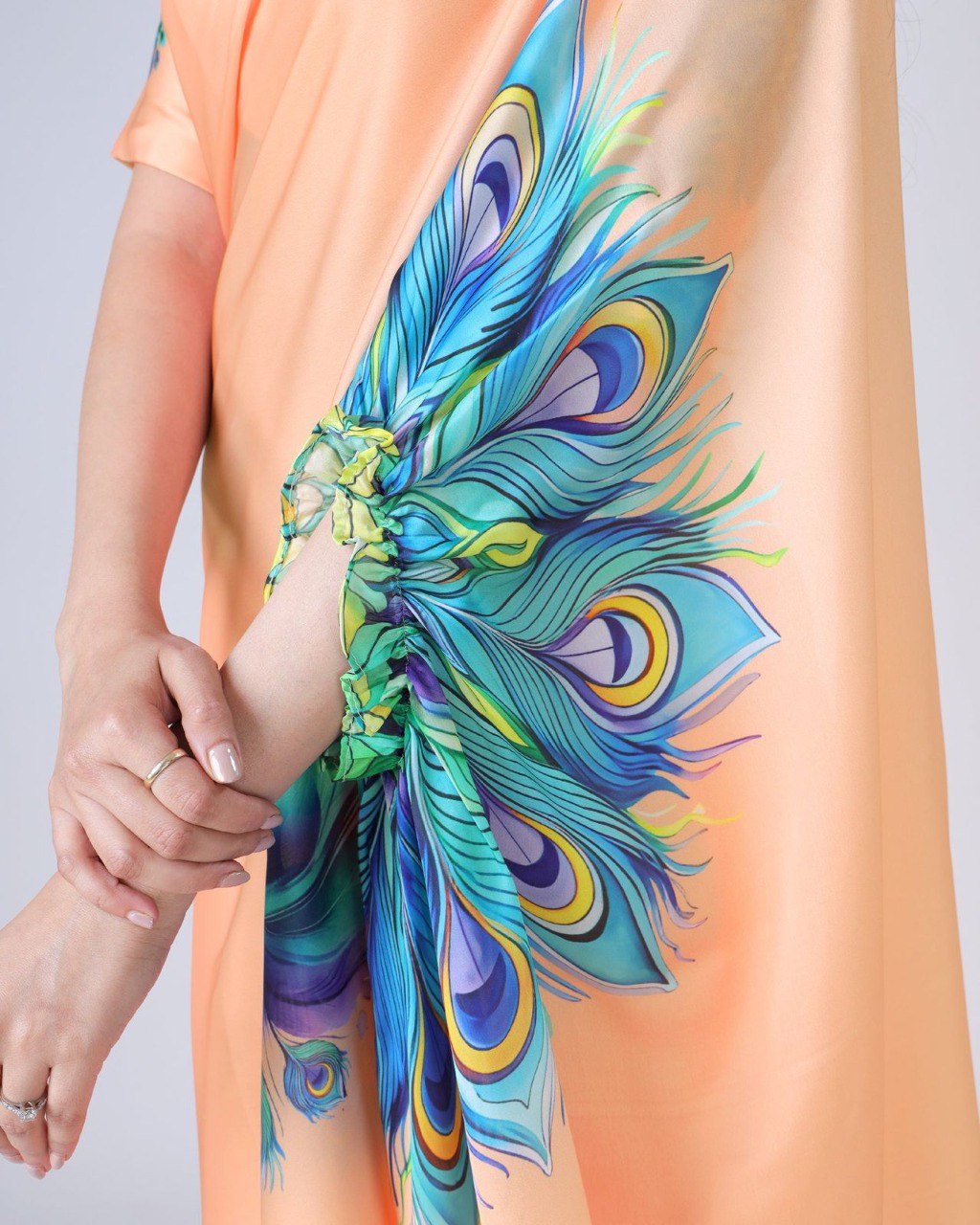 Designer New Launch – Freehand Saree with Handsfree Mandala Innovation ClothsVilla