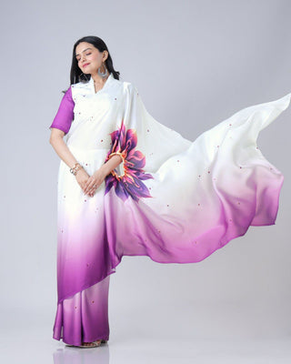 Designer New Launch – Freehand Saree with Handsfree Mandala Innovation ClothsVilla