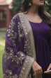Load image into Gallery viewer, Designer Purple Anarkali Dress for women, georgette anarkali suit with dupatta, sequence embroidery anarkali, readymade anarkali kurtis, gown