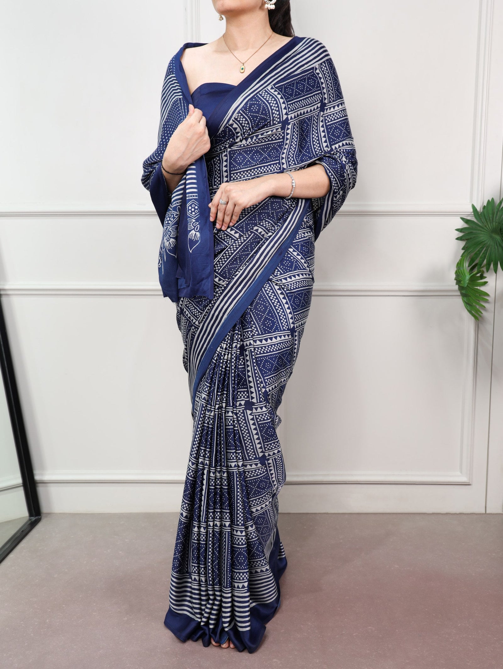 Designer Satin Silk Printed Saree ClothsVilla