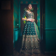 Load image into Gallery viewer, Diamond Satin Silk Lehenga Choli Dupatta Set - Exquisite Sequin &amp; Embroidery Work ClothsVilla