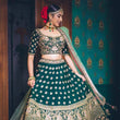 Load image into Gallery viewer, Diamond Satin Silk Lehenga Choli Dupatta Set - Exquisite Sequin &amp; Embroidery Work ClothsVilla