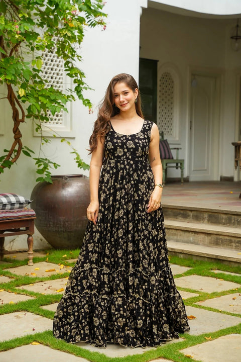 Digital Print Full Flare Anarkali Gown Collection Clothsvilla Main image