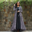Digital Print Full Flare Shrug Set Gown for Women Clothsvilla