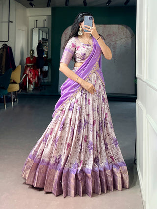 Dola Chex Floral Printed Lehenga Choli ClothsVilla