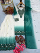 Load image into Gallery viewer, Dual Tone Embroidered Palazzo Suit ClothsVilla
