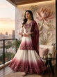 Load image into Gallery viewer, Dual Tone Embroidered Palazzo Suit ClothsVilla