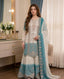 Dual Tone Georgette Kurta Plazzo Set ClothsVilla
