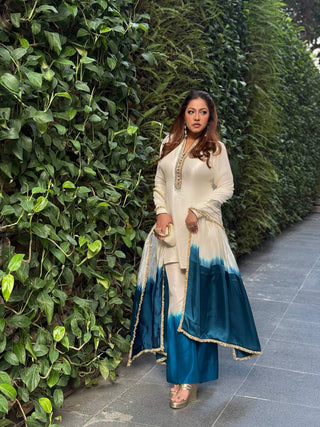 Dual Tone Palazzo & Dupatta ClothsVilla