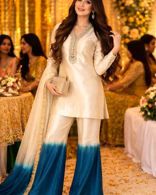 Dual Tone Palazzo & Dupatta ClothsVilla
